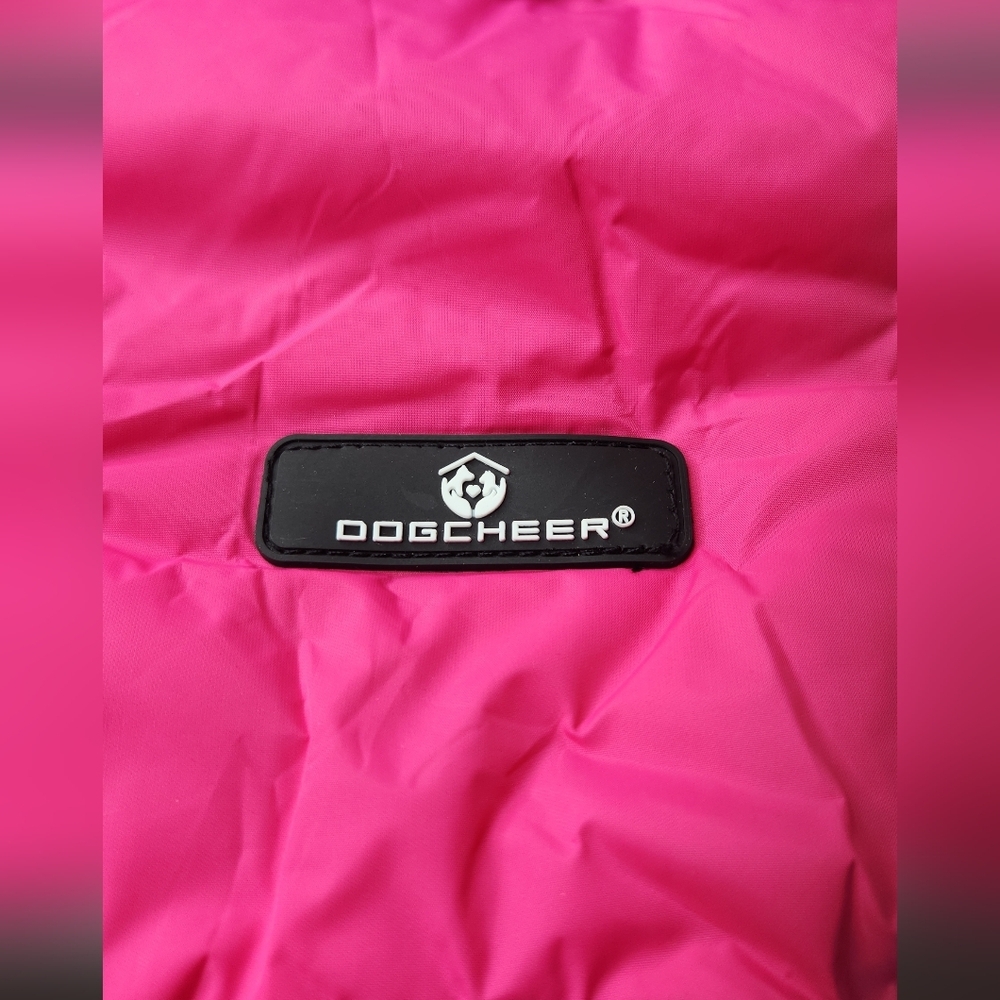 Dogcheer Warm Dog Coat Dog Jacket Waterproof Winter Coat Reflective - Pink - M - Picture 8 of 16